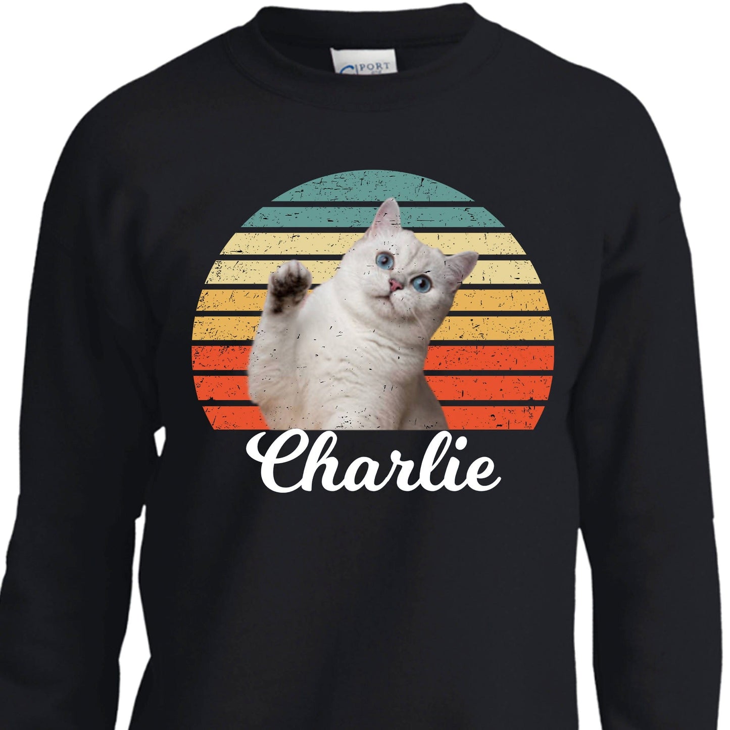 Dog Cat Custom Photo Kids Size Shirt, Custom Photo Shirt For Kids