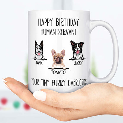 Human Servant Personalized Custom Dog Mug C334