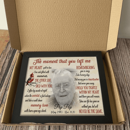 The Moment That You Left Me Family Picture Frame