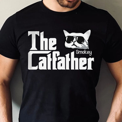 The Catfather Personalized Custom Cat Dad Shirt C553