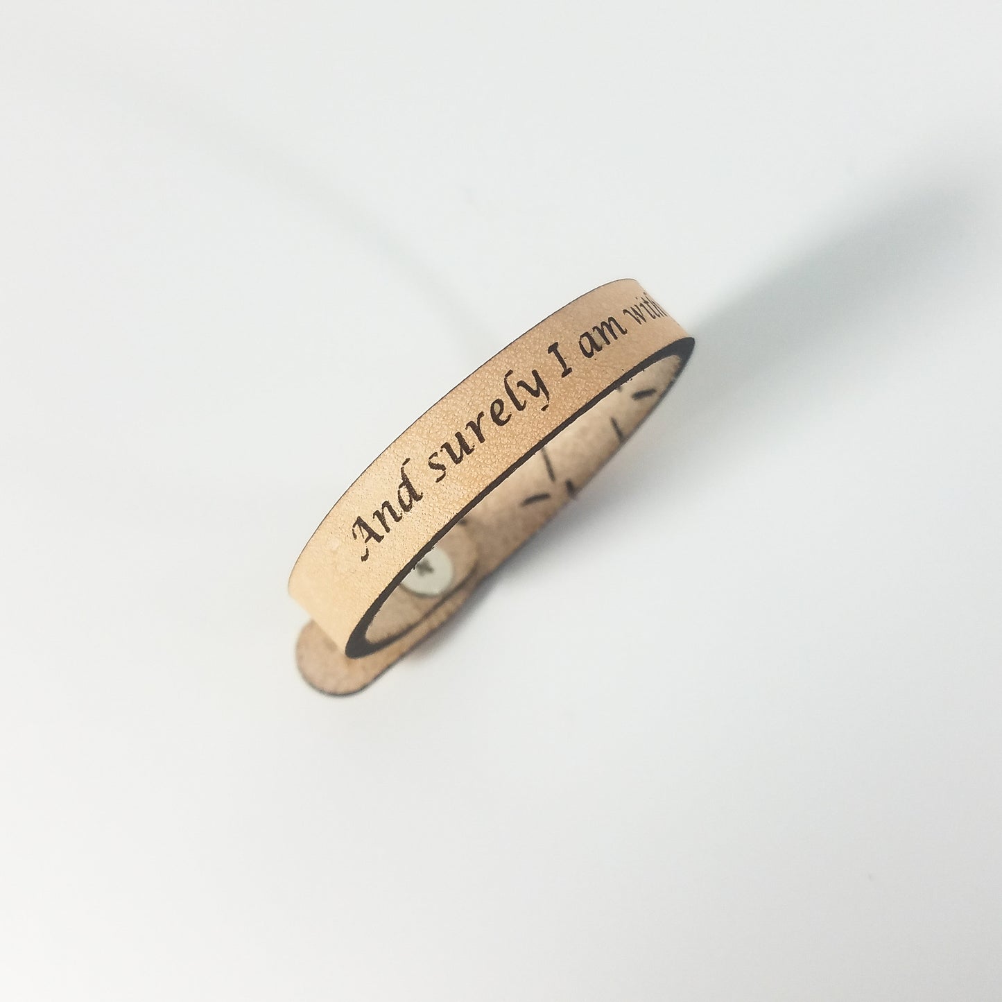 Spiritual Quote Bracelets - And surely I am with you always