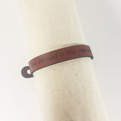 Spiritual Quote Bracelets - But blessed is the one whose trust is in the LORD