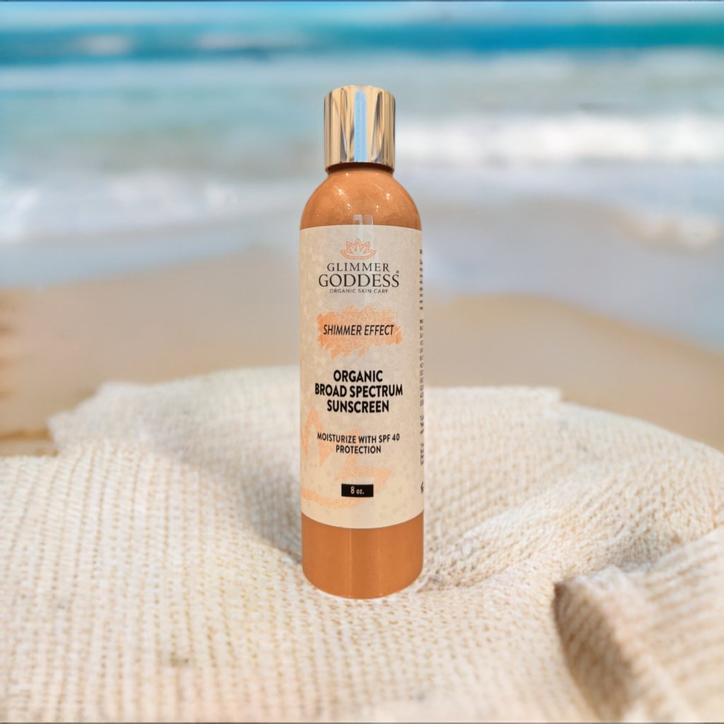 Goddess Glow Shimmer Suntan Lotion SPF 40 – Reef-Safe Radiance