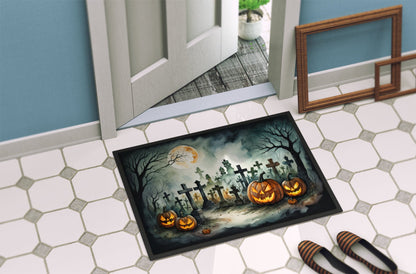 Graveyard Spooky Halloween Doormat-3