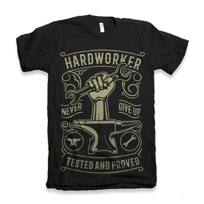 Hard Worker Men's Bamboo Viscose/Organic Cotton Short Sleeve Graphic T-Shirt