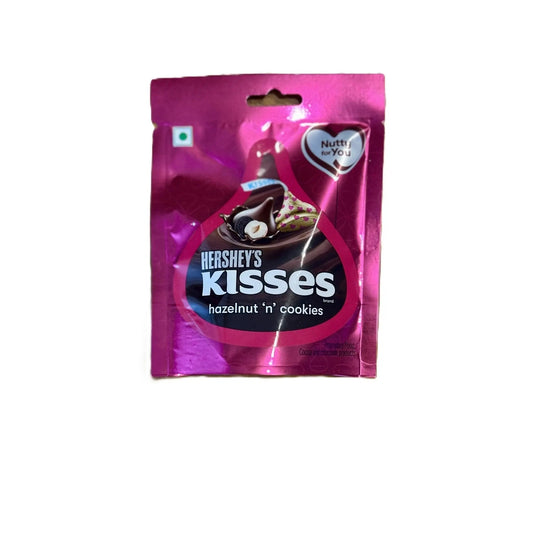 Hershey’s Kisses Cookie n Hazelnuts – Creamy Milk Chocolate with Cookie Bits & Hazelnuts (India)