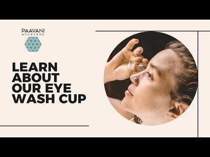 Glass Eye Wash Cup | Ayurvedic Eye Cleansing to Hydrate & Brighten