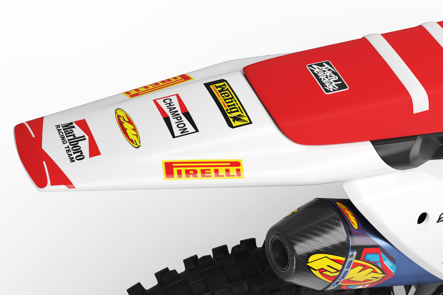 Formula 1 Racing White Graphics Kit