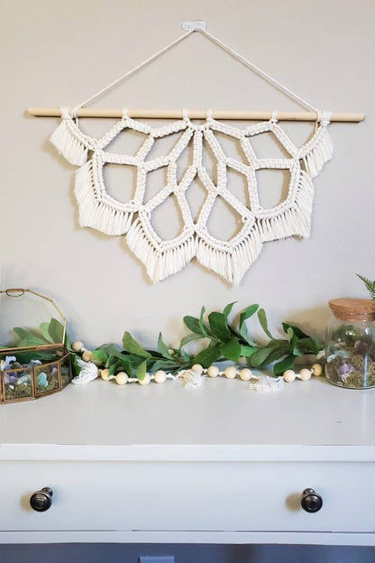 macrame lotus mandala pdf pattern. Digital download