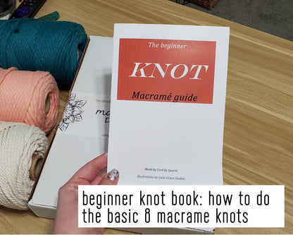 Beginner DIY Macrame craft kit. Macrame wall hanging kit, Craft kits for adults and kids. DIY boho wall decor. Macrame tutorial kit