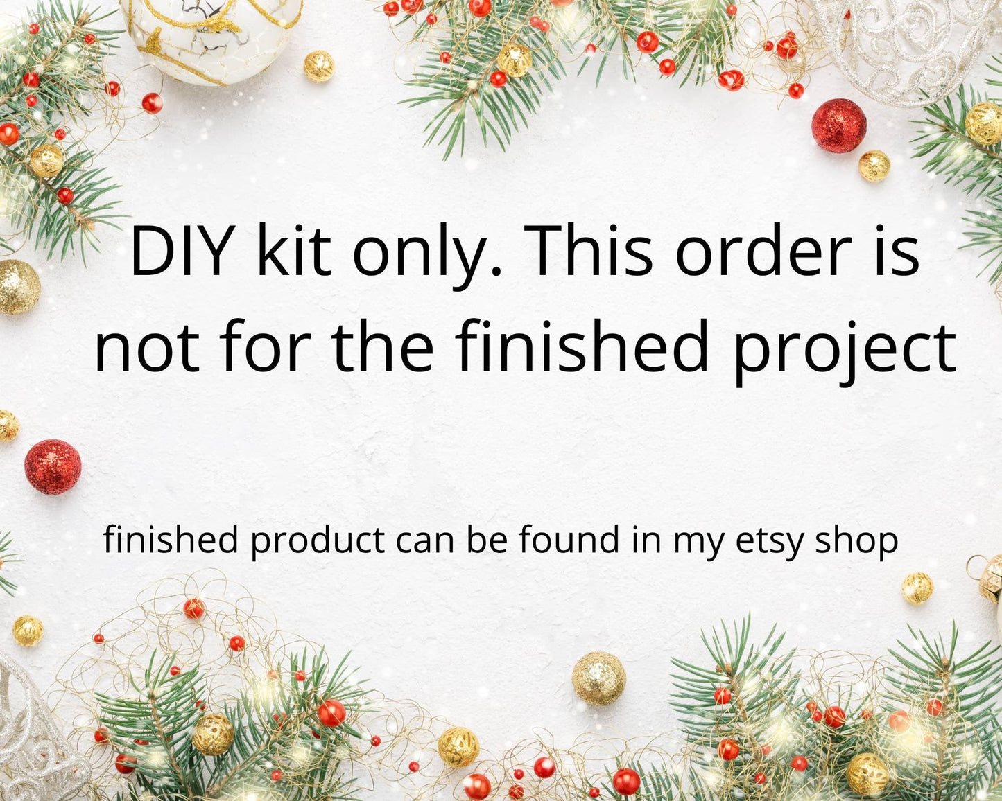 DIY macrame star Christmas ornament kit.