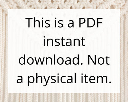Beginner macrame wall hanging pdf pattern