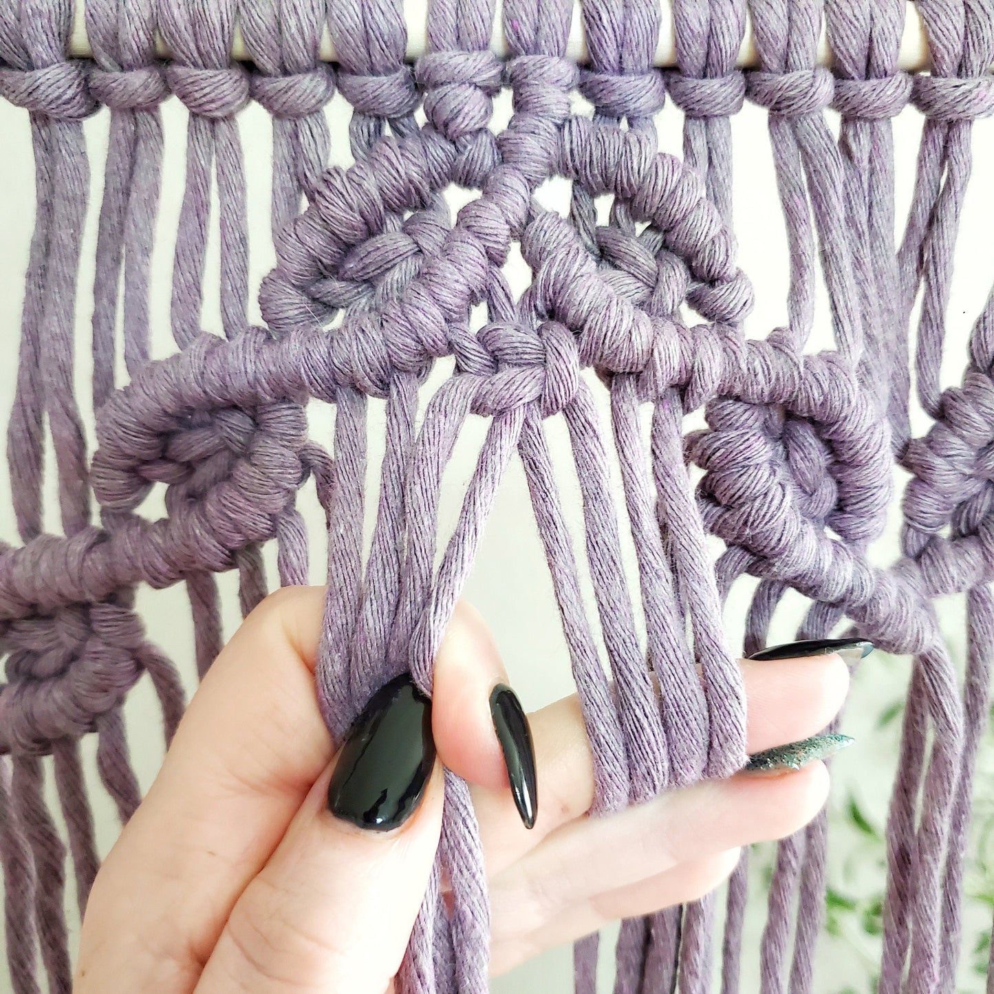 Macrame wall hanging pdf pattern "sweetheart"