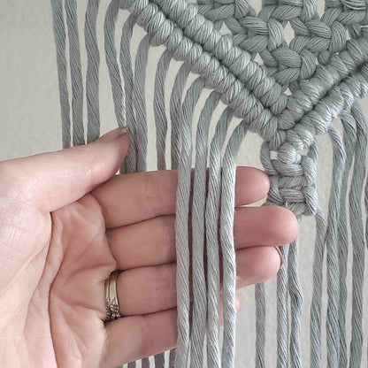 Beginner macrame wall hanging pdf pattern. Digital download