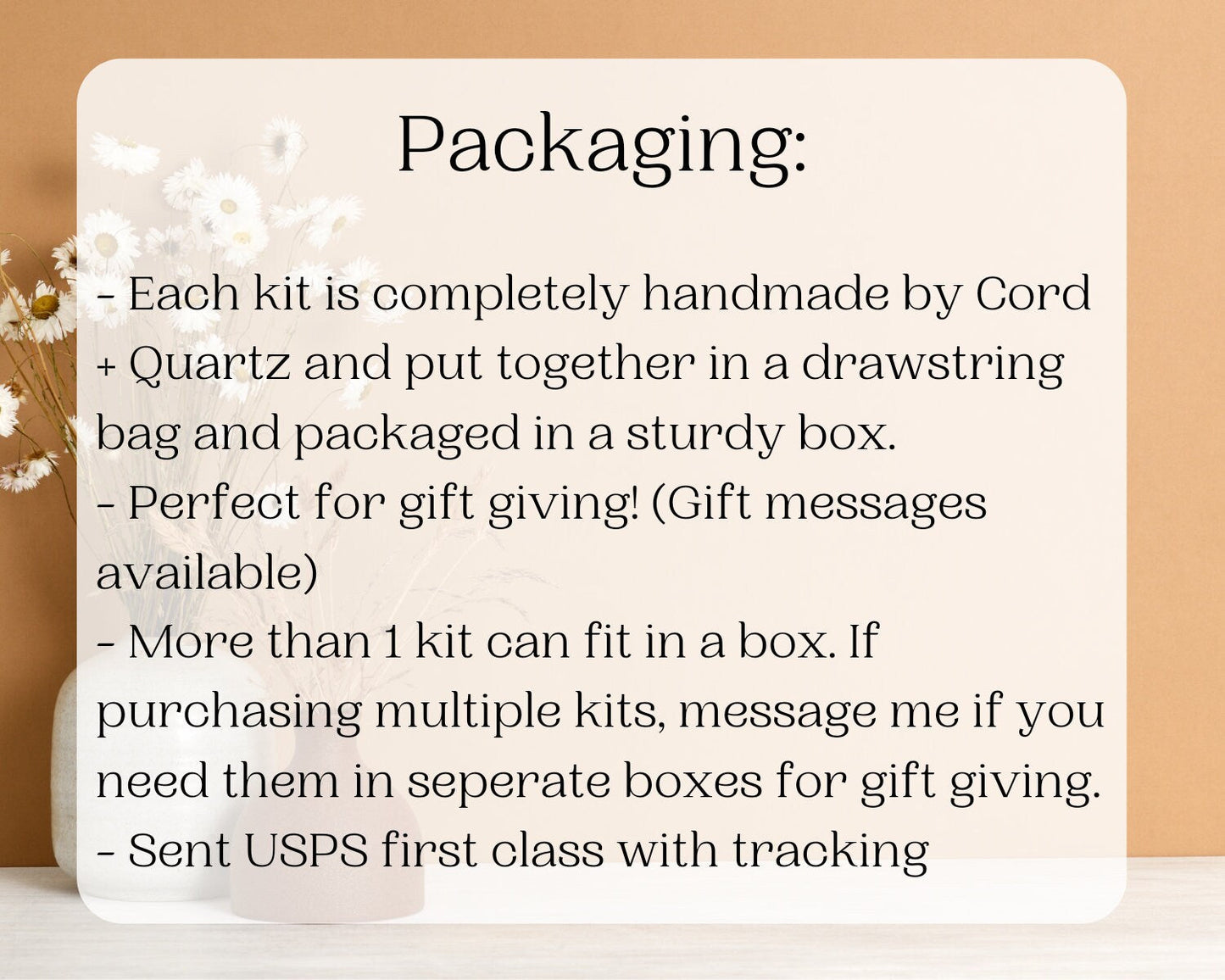 Beginner macrame wall hanging kit. Macrame diy craft kit for beginners.