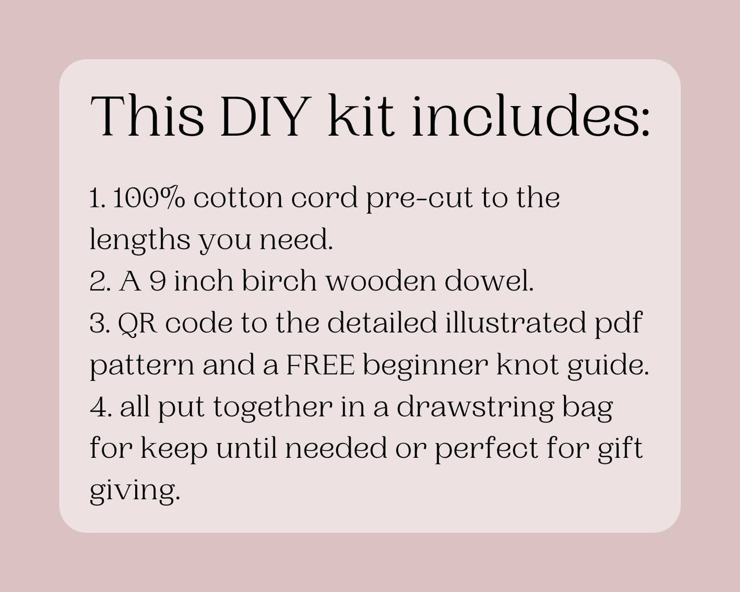 Beginner macrame heart wall hanging kit. Craft kits for adults and kids. Valentines day  craft kit.craft kit. Bohemian home and wall decor diy kit