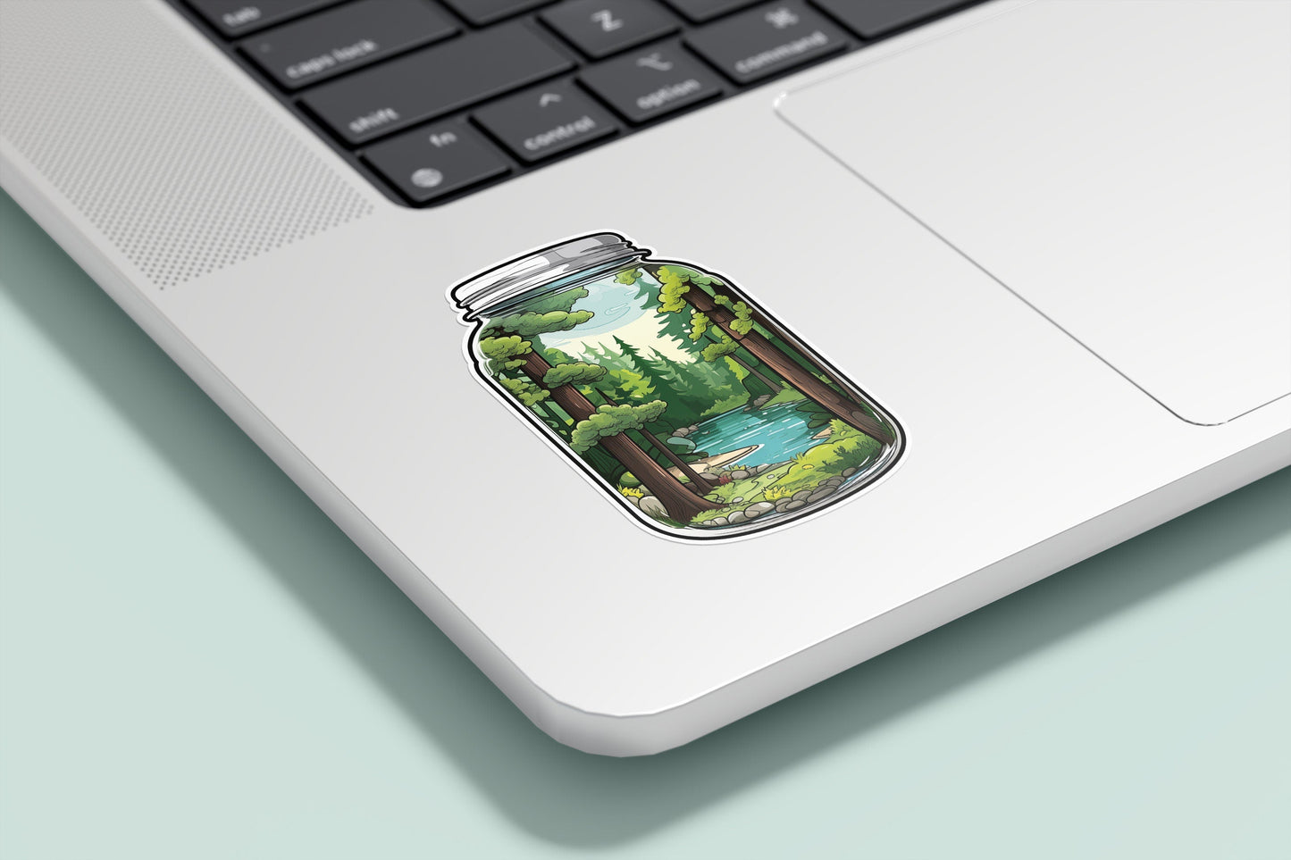 Nature in a Jar Vinyl Sticker