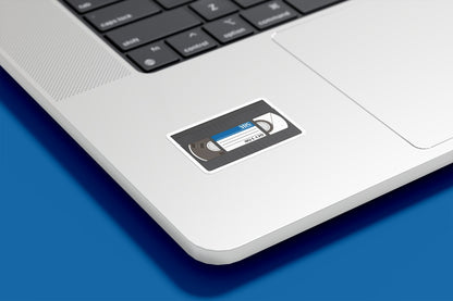 Classic VHS Tape Vinyl Vinyl Sticker