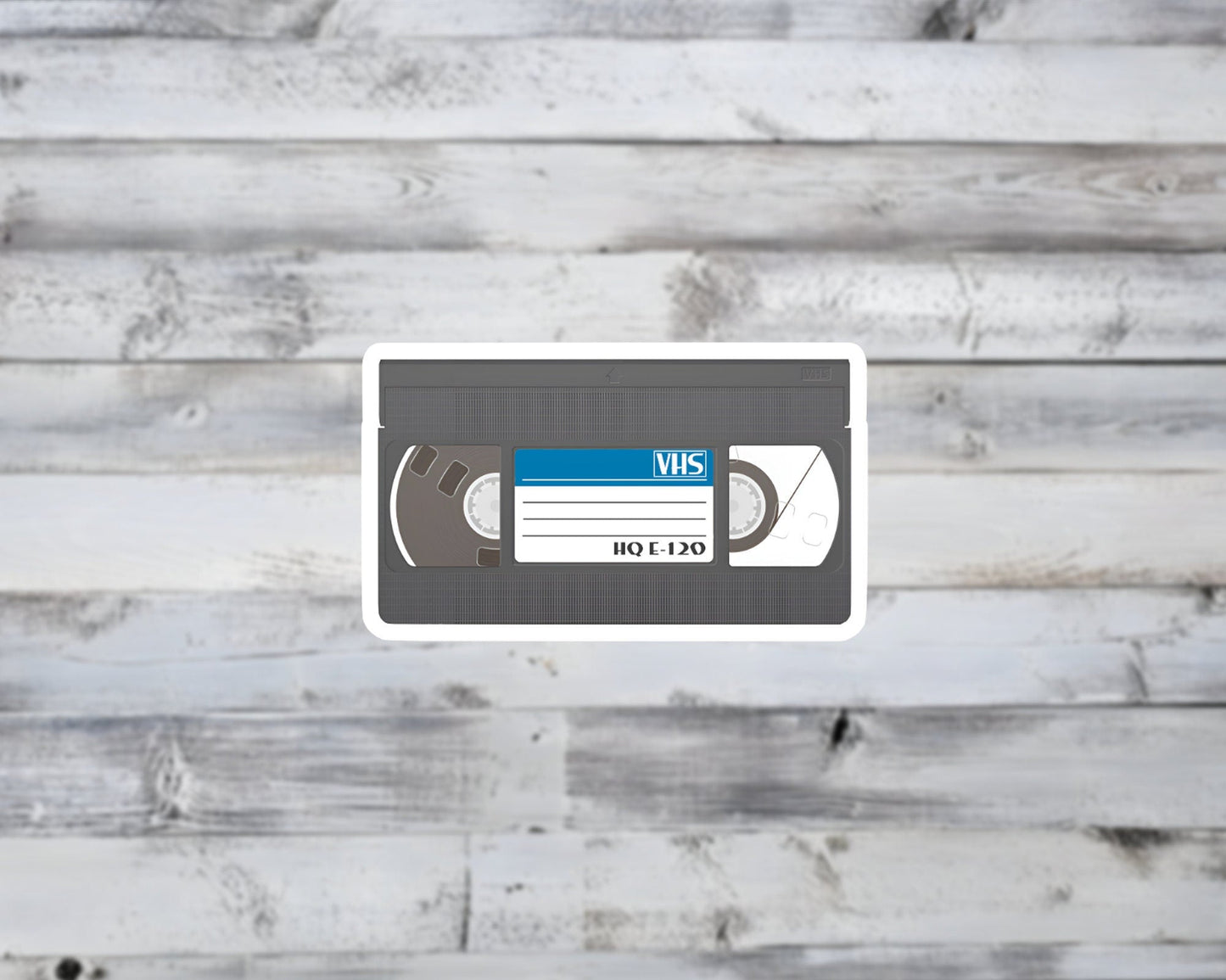 Classic VHS Tape Vinyl Vinyl Sticker