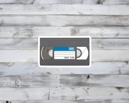 Classic VHS Tape Vinyl Vinyl Sticker