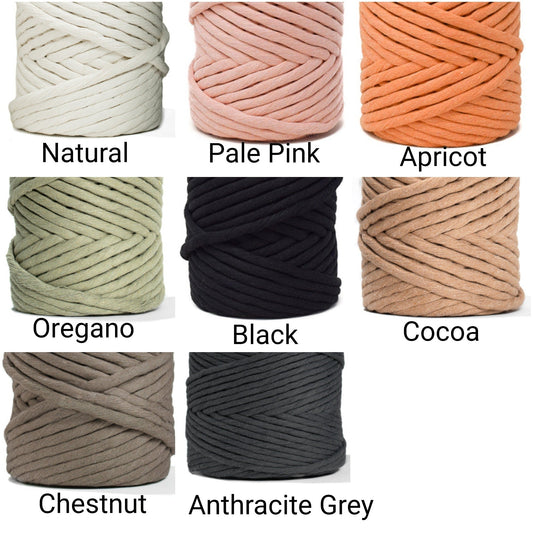 Macrame moon and crystal DIY KIT. Beginner tutorial and materials.