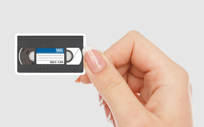 Classic VHS Tape Vinyl Vinyl Sticker