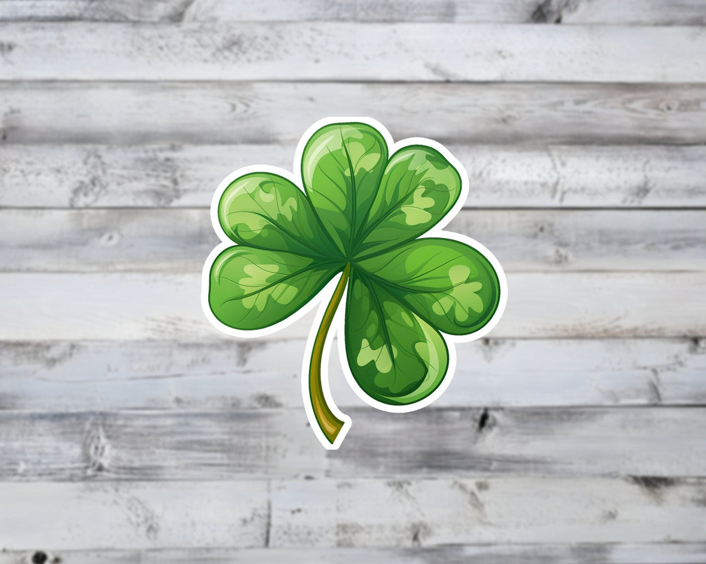 Lucky Shamrock Vinyl Sticker
