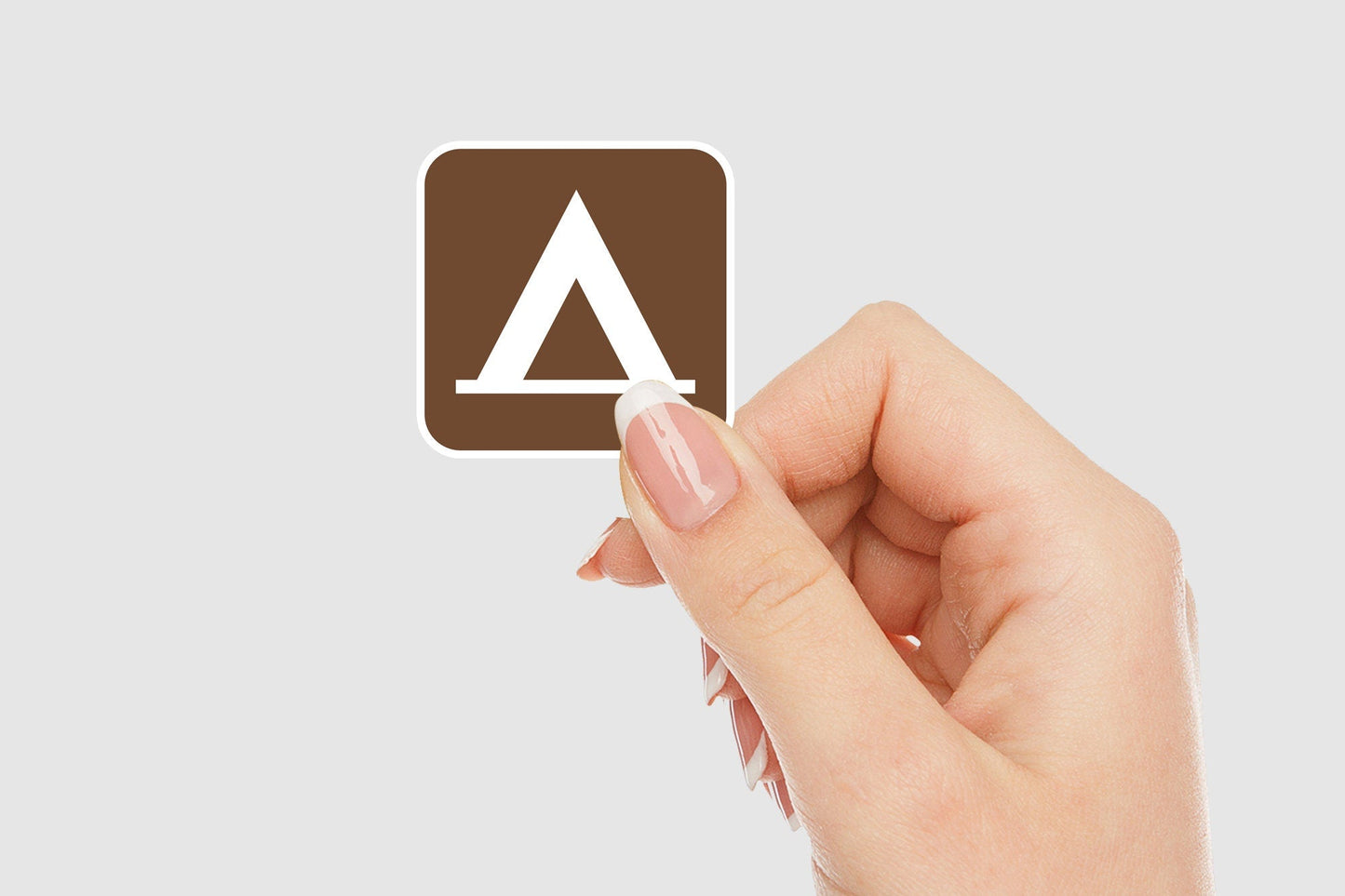 Camping National Park Symbol Vinyl Sticker