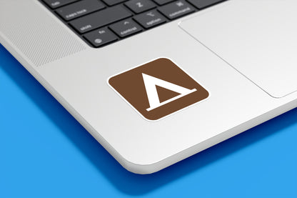 Camping National Park Symbol Vinyl Sticker