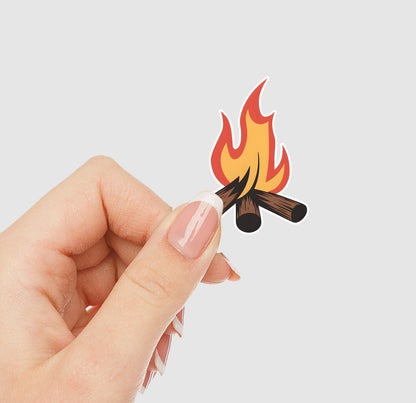 Cozy Campfire Vinyl Sticker