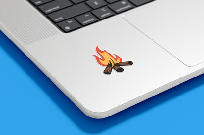 Cozy Campfire Vinyl Sticker