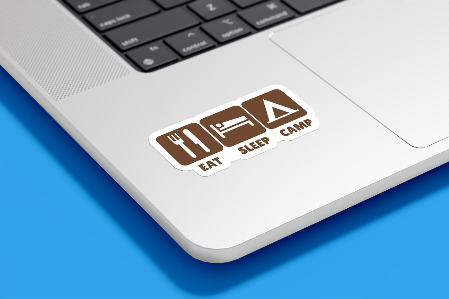 Eat Sleep Camp Vinyl Sticker