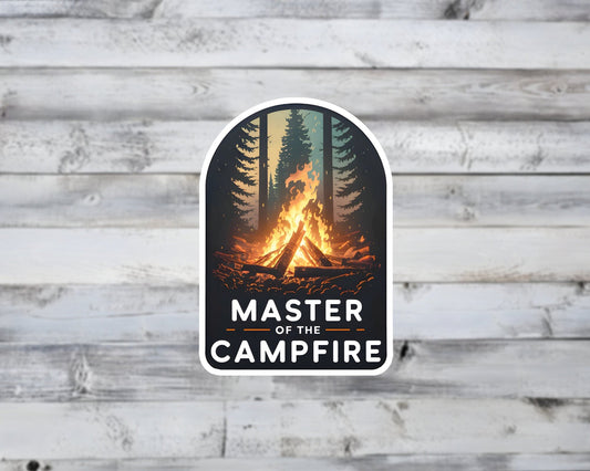 Campfire Master Vinyl Sticker