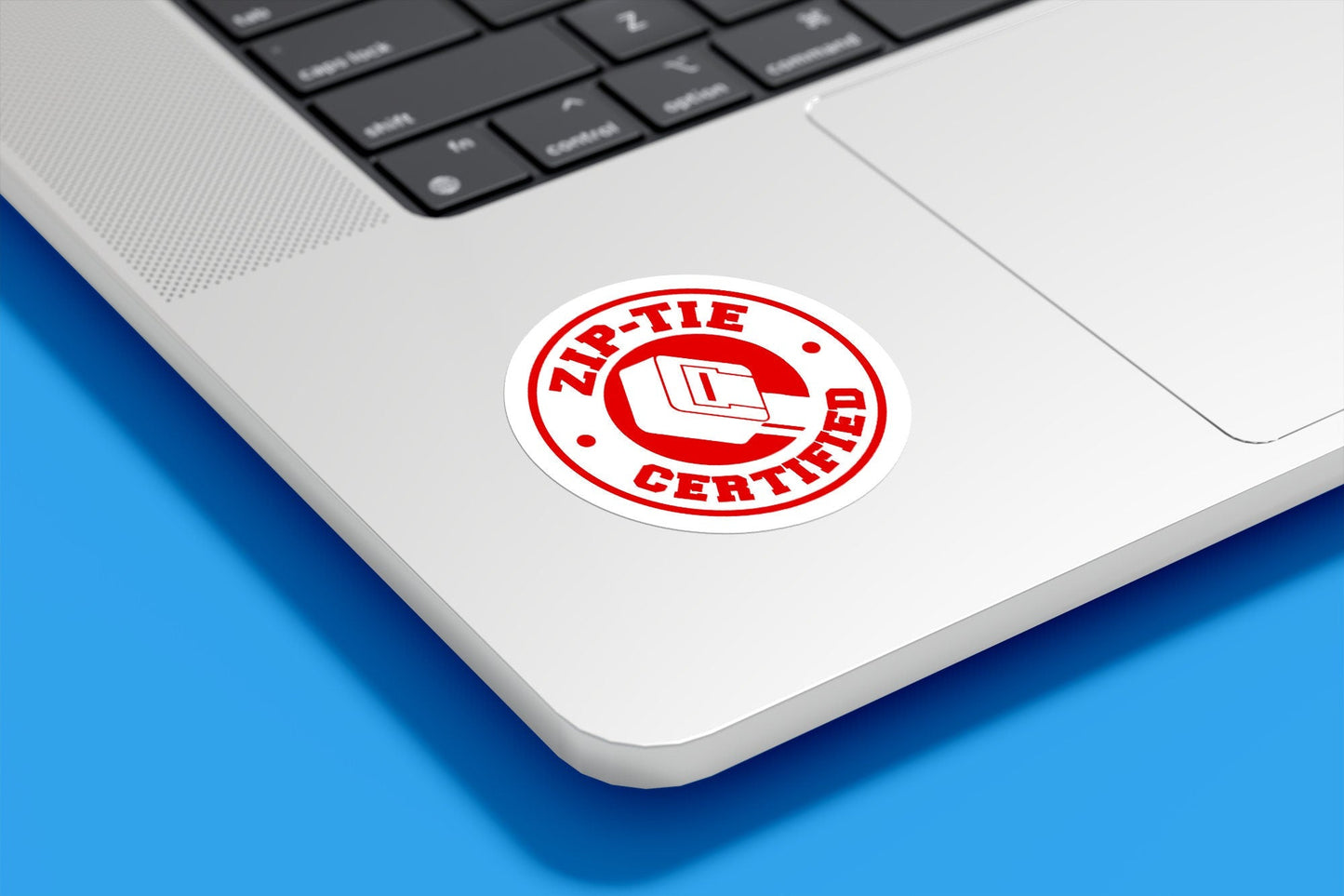 Zip-Tie Certified Vinyl Sticker