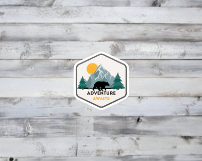 Adventure Awaits Vinyl Sticker