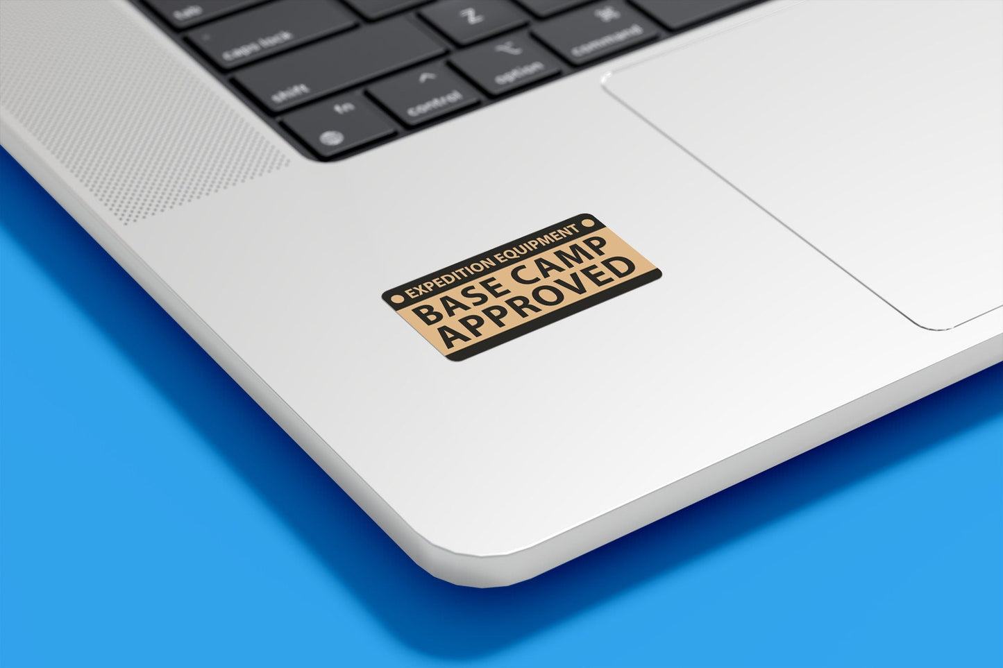 Base Camp Approved Tag Vinyl Sticker