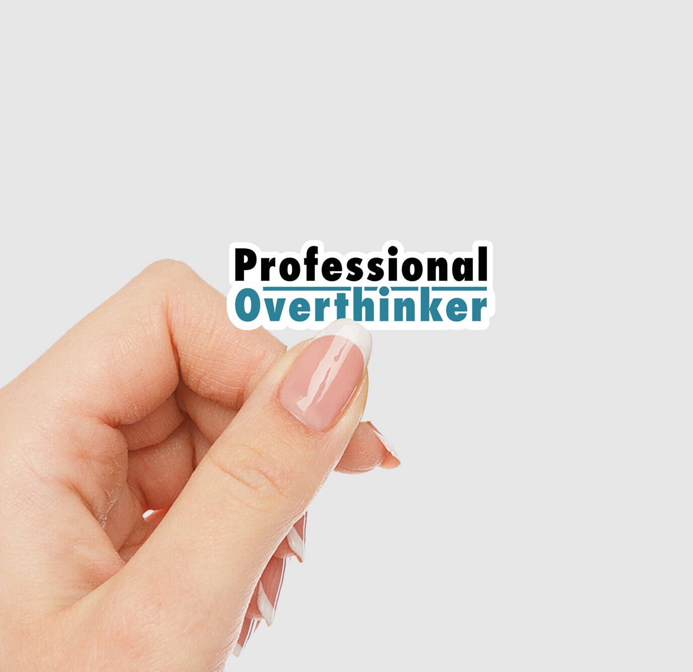 Professional Overthinker Vinyl Sticker