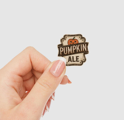 Pumpkin Ale Label Vinyl Sticker