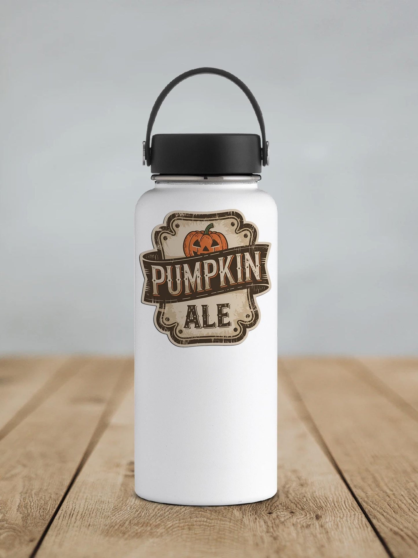 Pumpkin Ale Label Vinyl Sticker