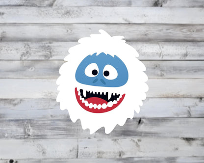 Abominable Snowman Yeti Vinyl Sticker