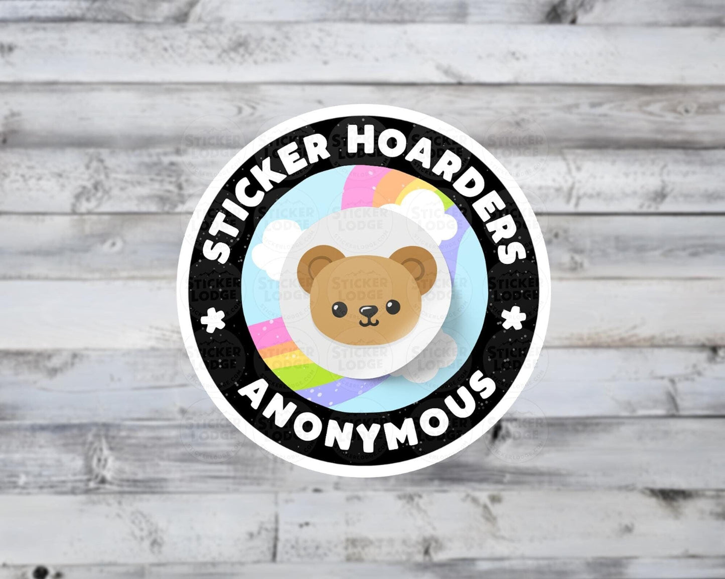 Sticker Hoarders Anonymous Vinyl Sticker