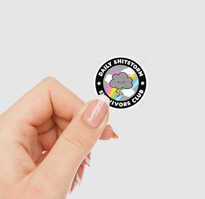 Daily Shitstorm Survivor Club Vinyl Sticker