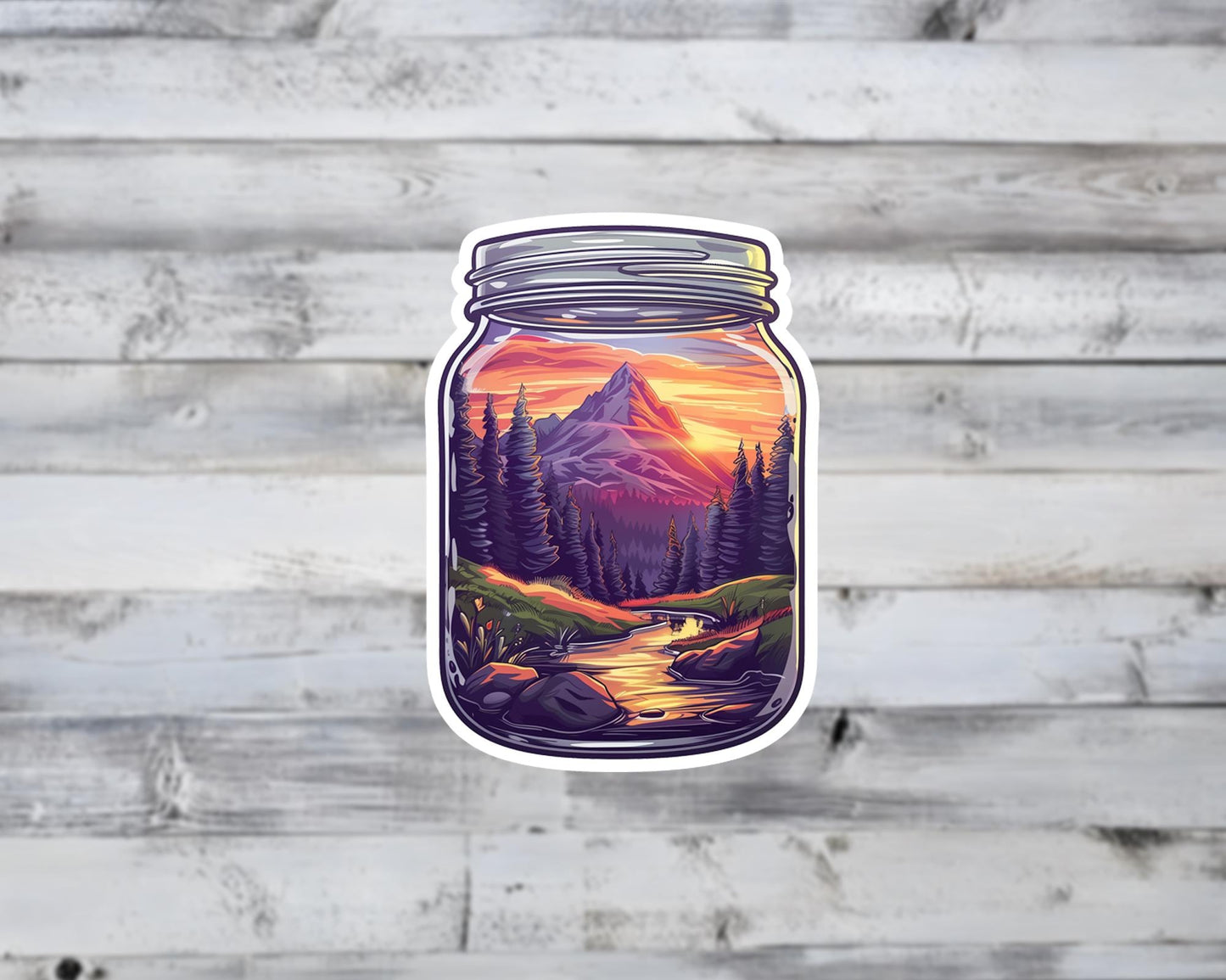 Nature Scenery Pack of Vinyl Stickers