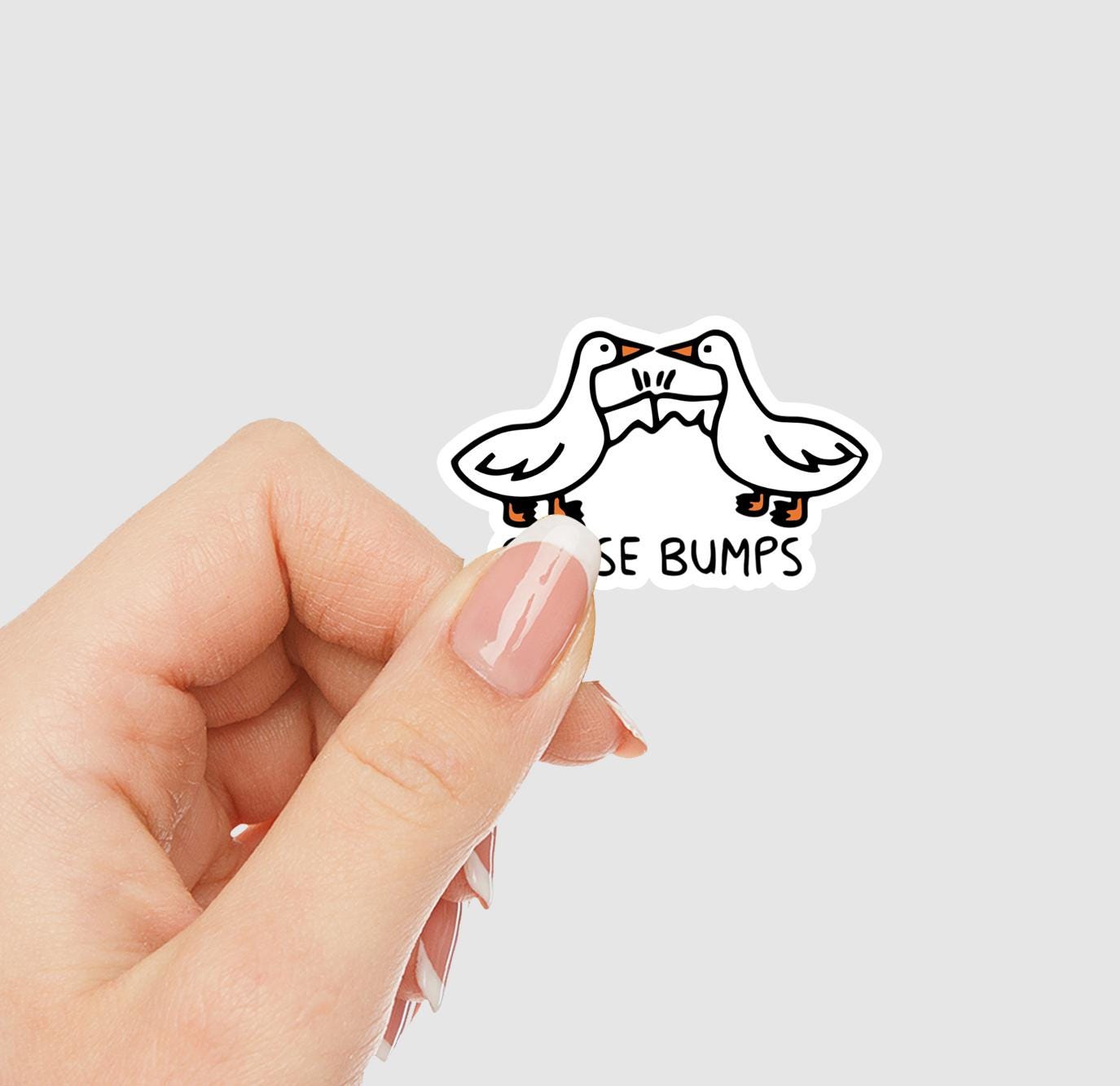 Goose Bumps Vinyl Sticker