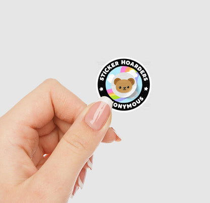 Sticker Hoarders Anonymous Vinyl Sticker