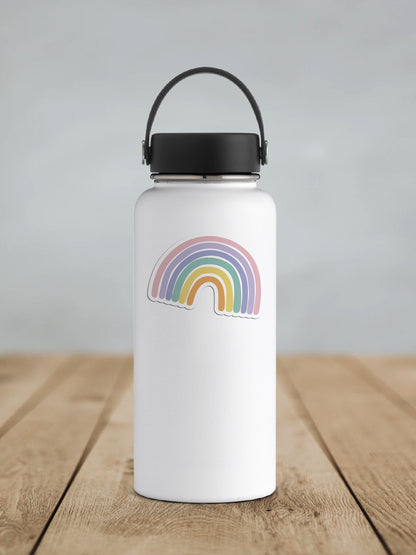 Vibrant Pastel Rainbow Vinyl Sticker
