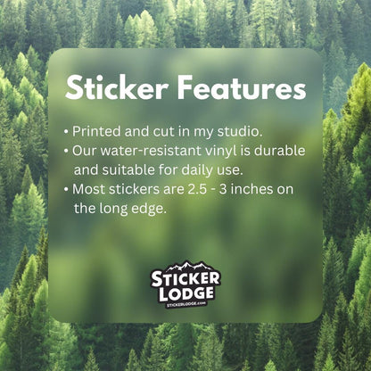 Happy Cat Kawaii Vinyl Sticker