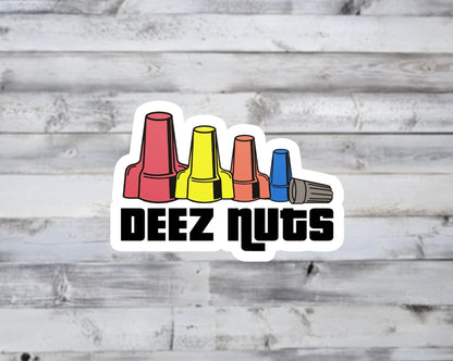 Deez Nuts Vinyl Sticker