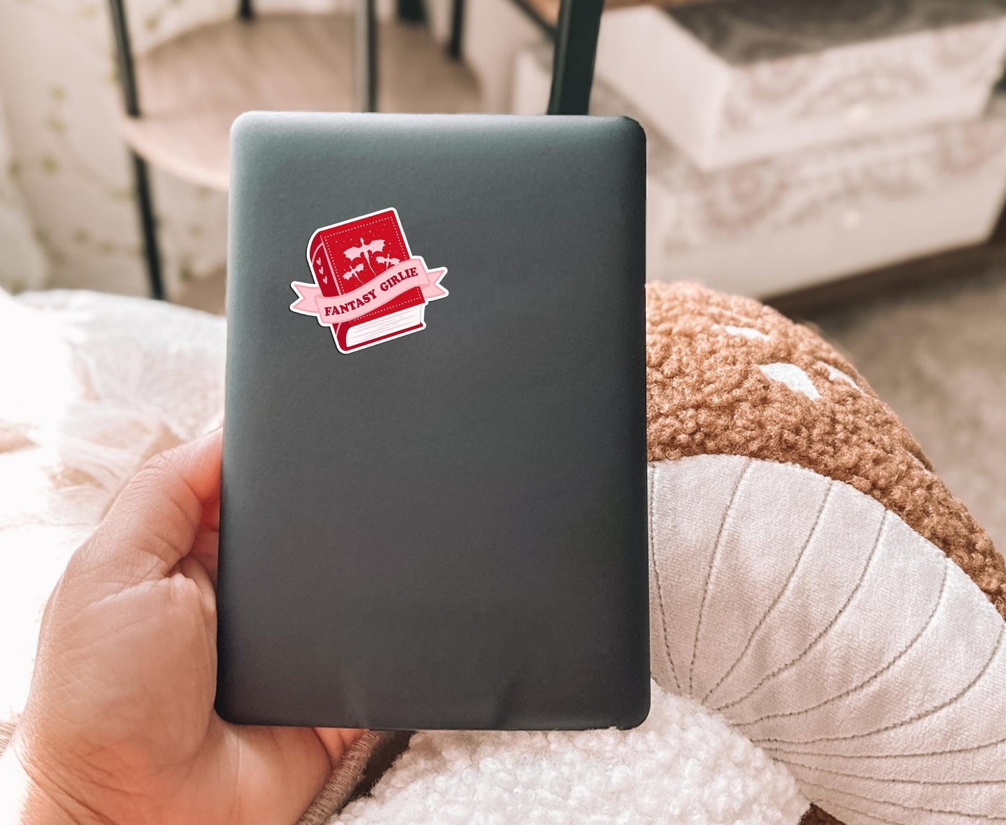 Fantasy Girlie Book Vinyl Sticker