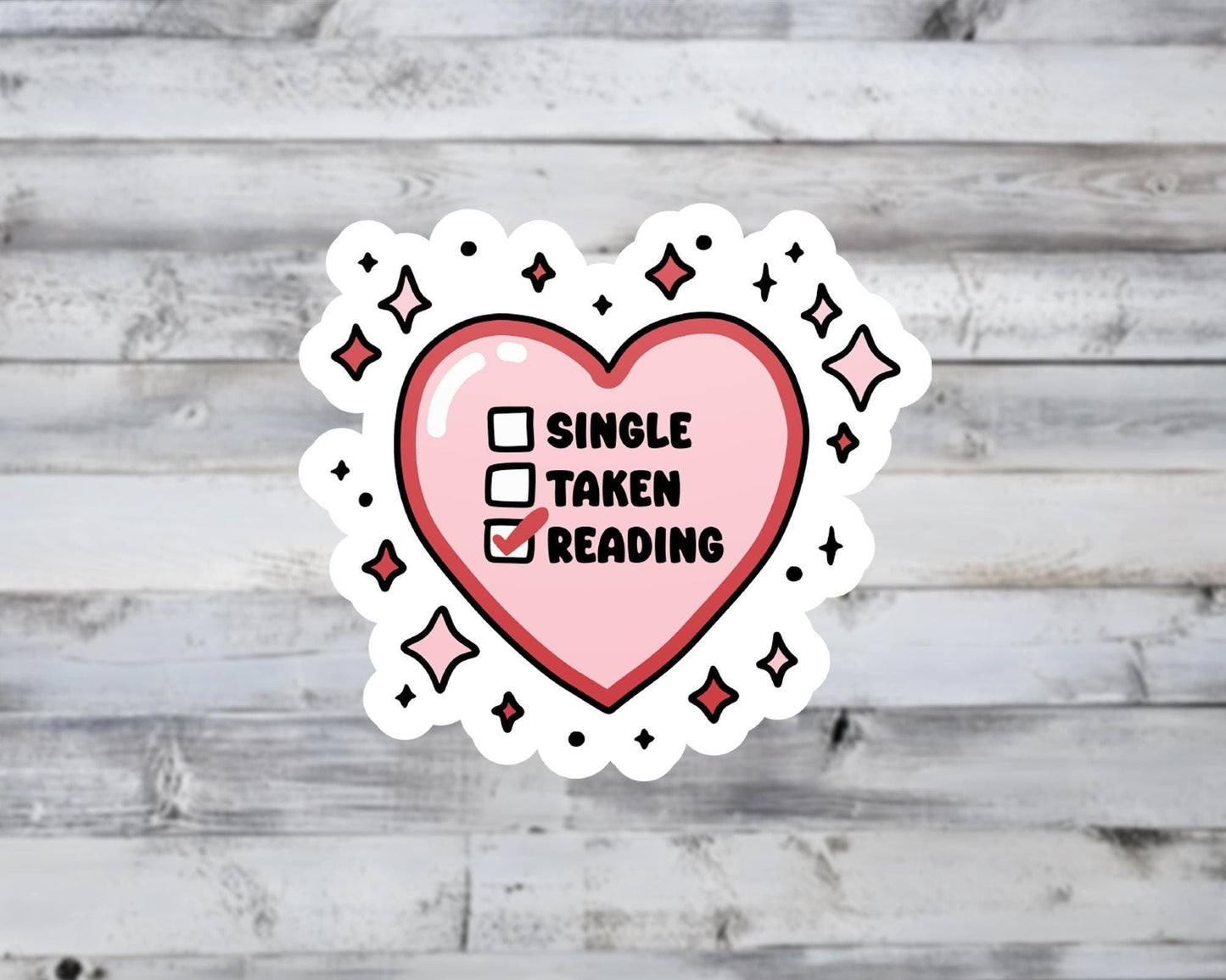 Single Taken Reading Sticker